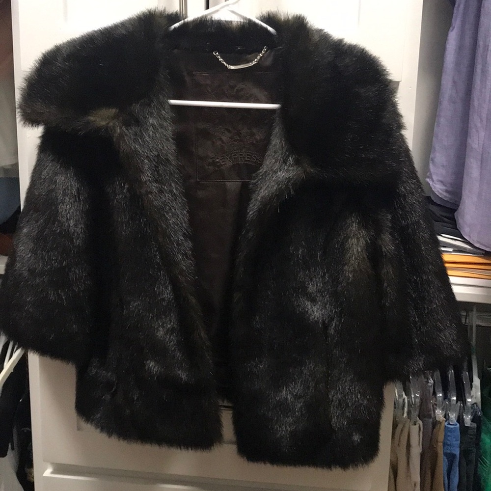 Faux fur  jacket